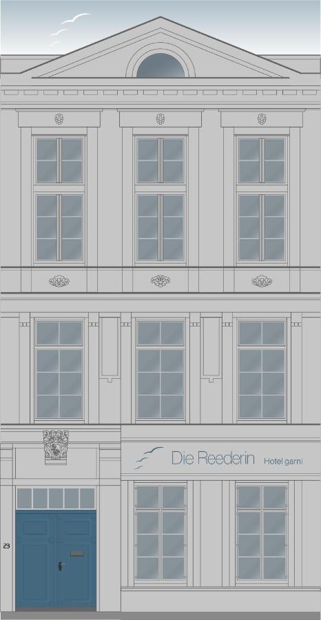 Hotel Die Reederin Lübeck Exterior foto